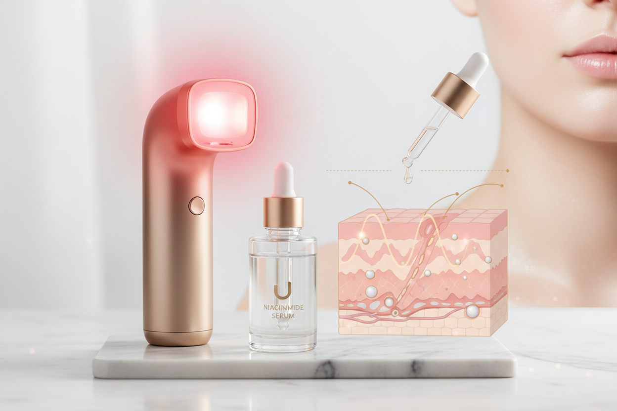 Stuck? Try the NIR + Niacinamide Power Combo.